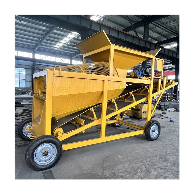 Made in china trommel screen machine mobile sieving for soil stone