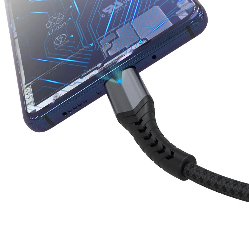  От оригинального производителя onlywheel в usb кабель типа c led мобильная зарядка с нейлоновой оплеткой type-c для быстрой зарядки зарядное устройство