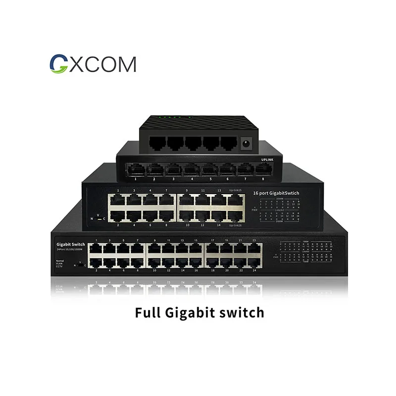  5 8 16 24 port 10/100/1000Mbps unmanaged Plug and Play desktop gigabit Ethernet network