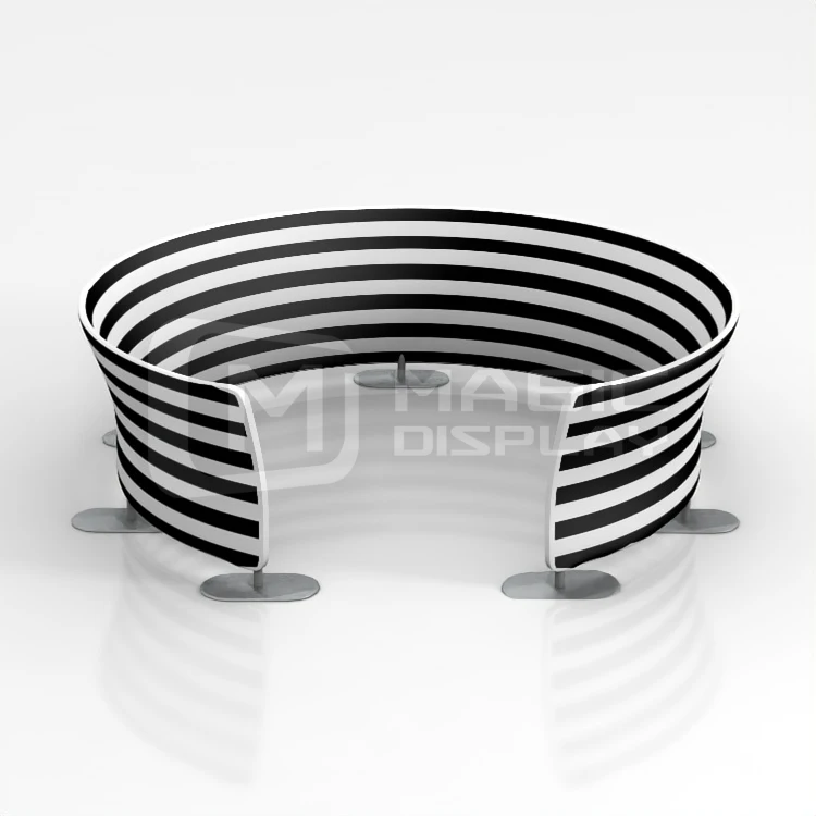 Factory Price Stand 360 Photo Booth LED Light Background 8ft 10ft Photography Enclosure Backdrop 360 Video Photo booth Backdrop