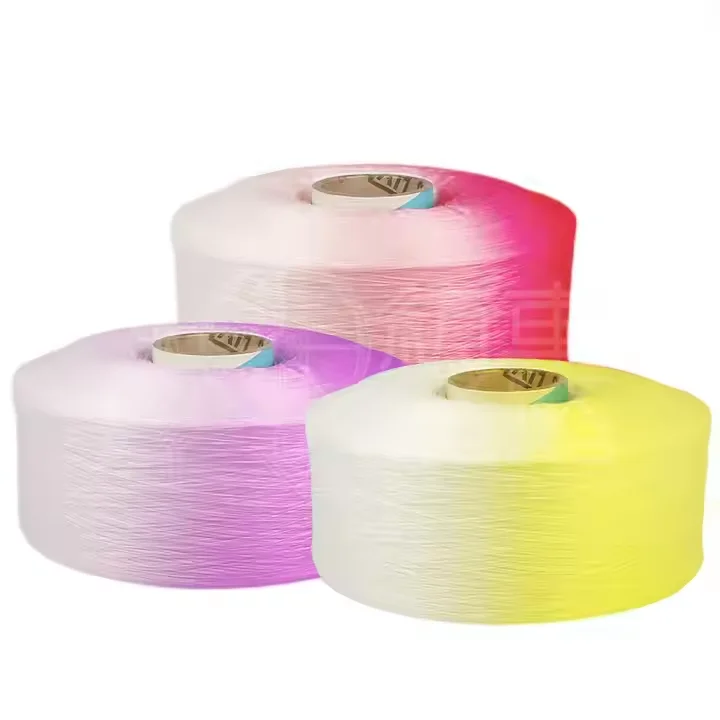 Photochromic Polyester Yarn Ultraviolet UV Changing Color Yarn for Textile Fabric Embroider Use