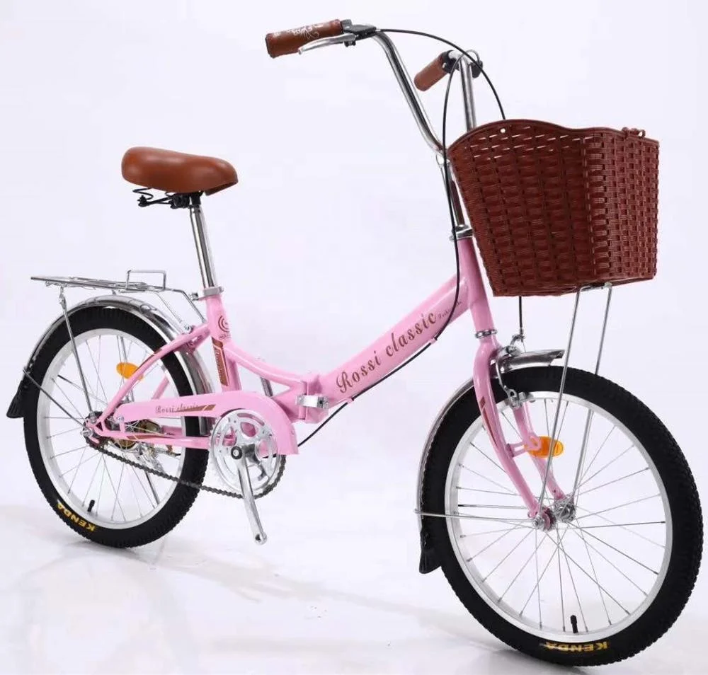 24 inch folding bike women bicycle cheap price urben bicycle with basket