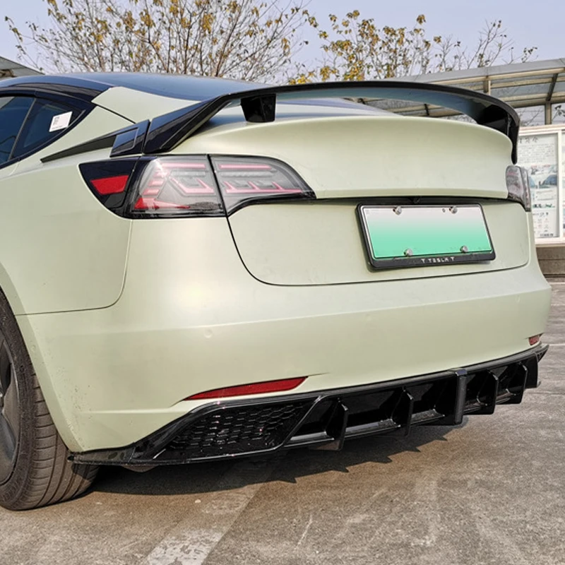 Wing Spoiler With Led Carbon Fiber Car Rear Roof Spoiler Lights Led Rear Spoiler For Sedan Hatch Back