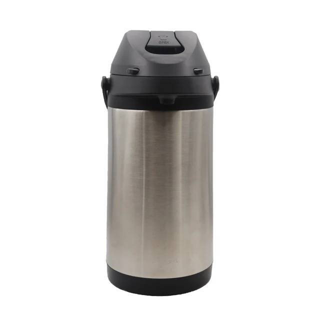 Classic Stainless Steel Aislamiento Termico Duradero Dispenser Vacuum Airpot Thermo with Lever Pump Action 2.0L 2.5L 3.0L 4.0L