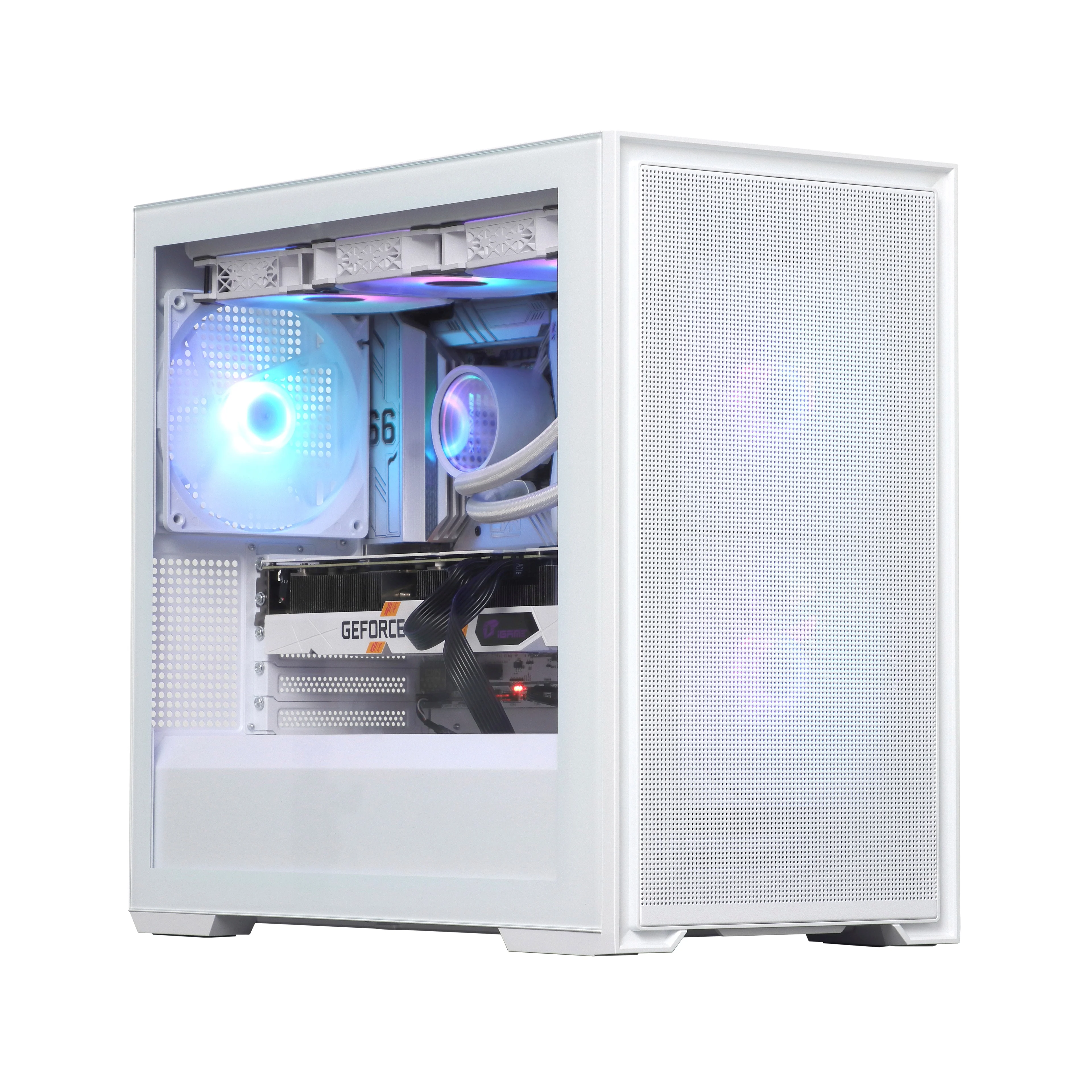 Tecnomall Pc Case Micro Atx Case Tempered Glass Gaming Computer Case