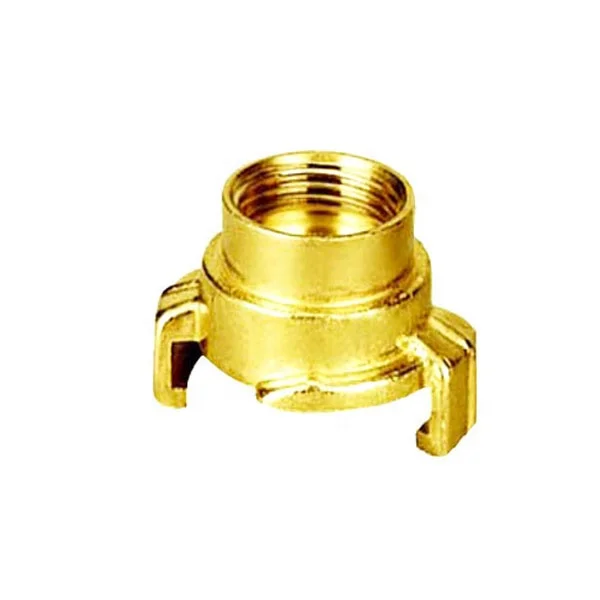 1/2inch 3/4inch Female piece jaw coupler garden brass lock claw coupling