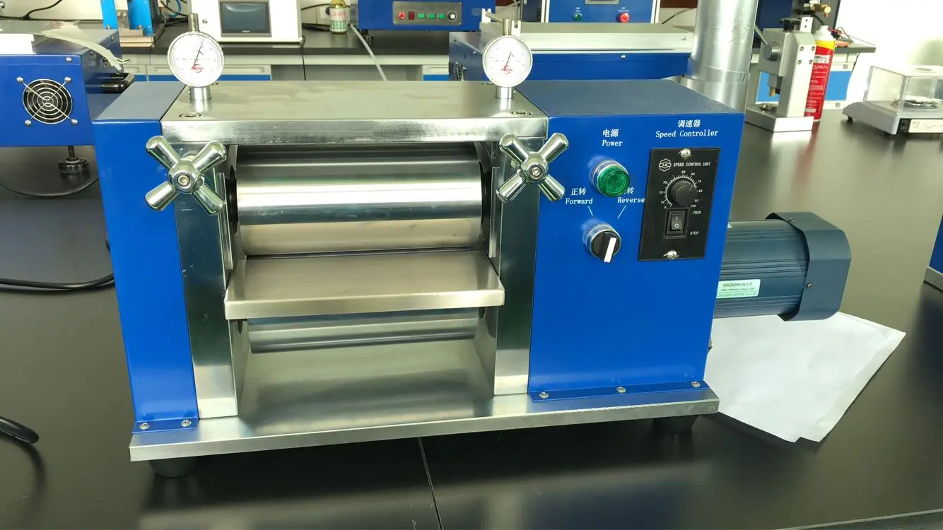 TMAX Lab Desktop Automatic Heat Hot Film Applicator Battery Roller Press Machine Calender for Electrode Roll to Roll Coating