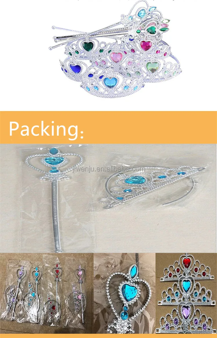 2021 модный красивый игровой набор для девочек, пластиковая принцесса, Корона и звезда, палочка, игрушки, набор ювелирных изделий