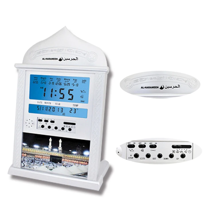 Cheap Price Digital Azan Clock Islamic Alarm Hijri Calender Wall for Prayer