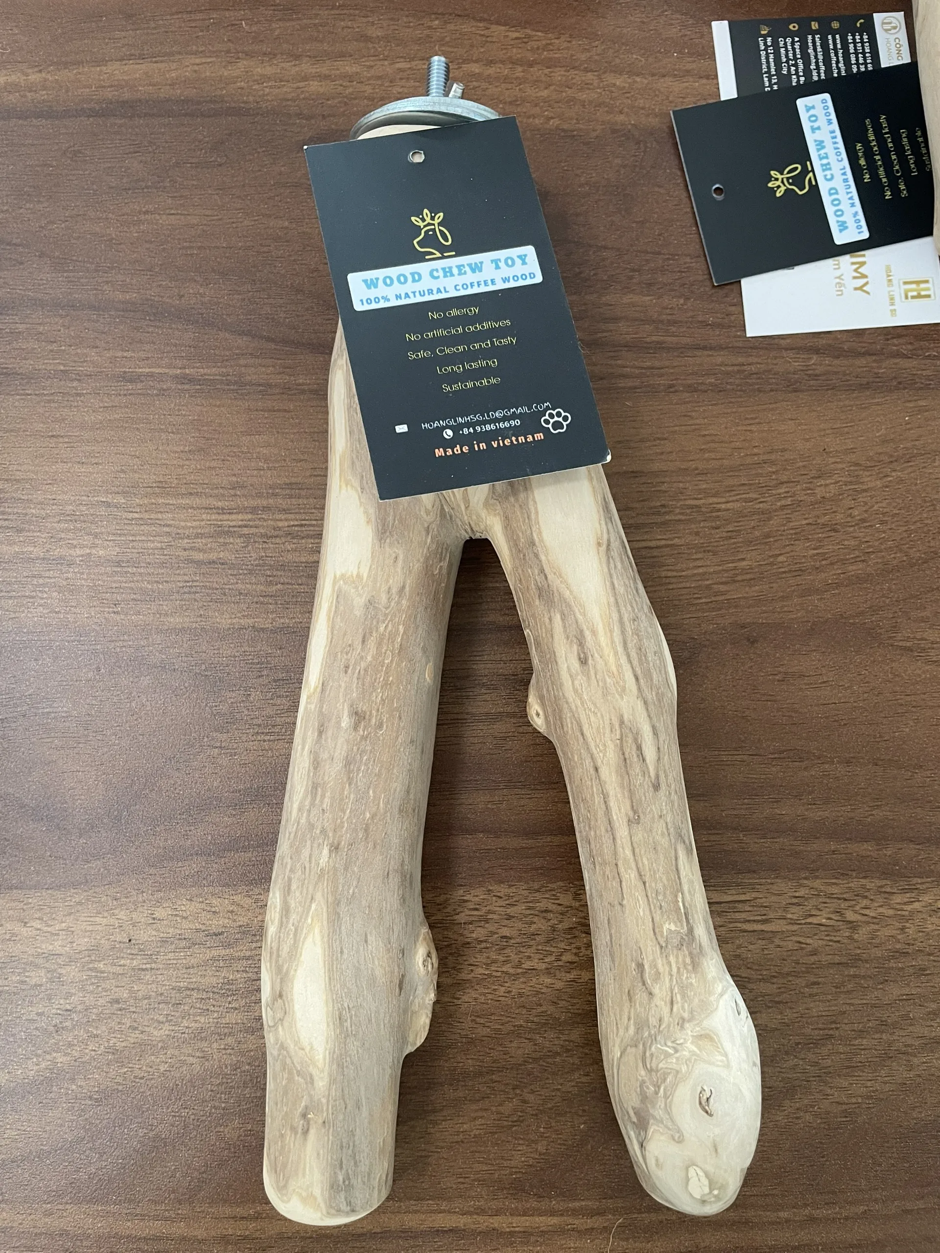 Wholesale Bird Toys Training Wood Parrot Stand Perch for Parakeets  made from Viet Nam HOANG LINH SG Kimy +84938616690