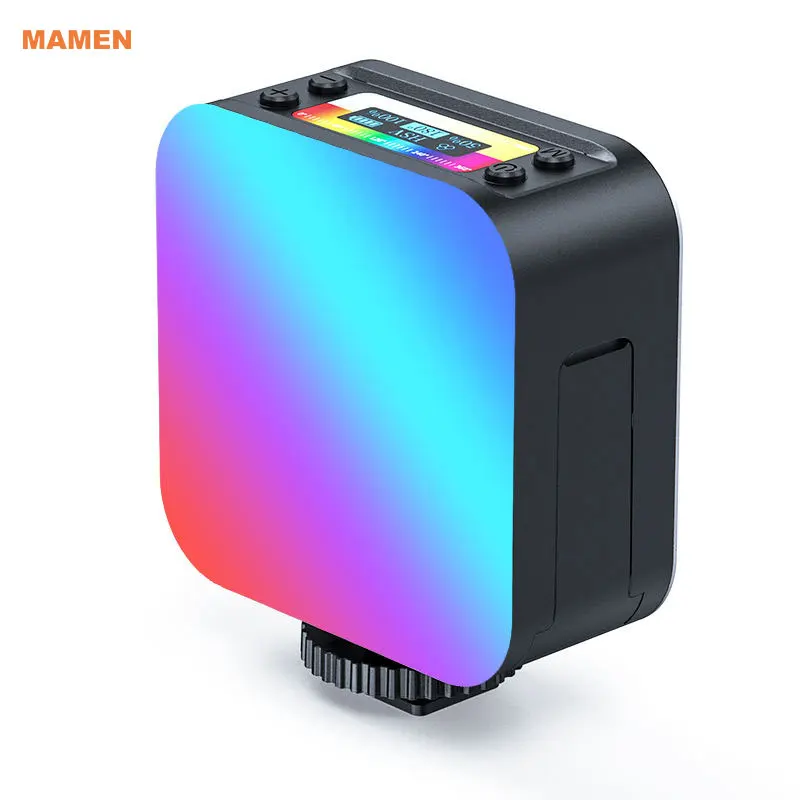 professional audio video lighting type-c dual charging interface high capacity portable photography lighting video led light