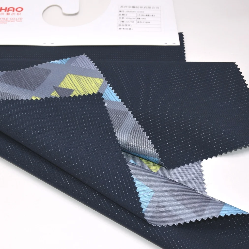 Polyester hole fabric composite knitted fabric PU membrane waterproof functional fabric