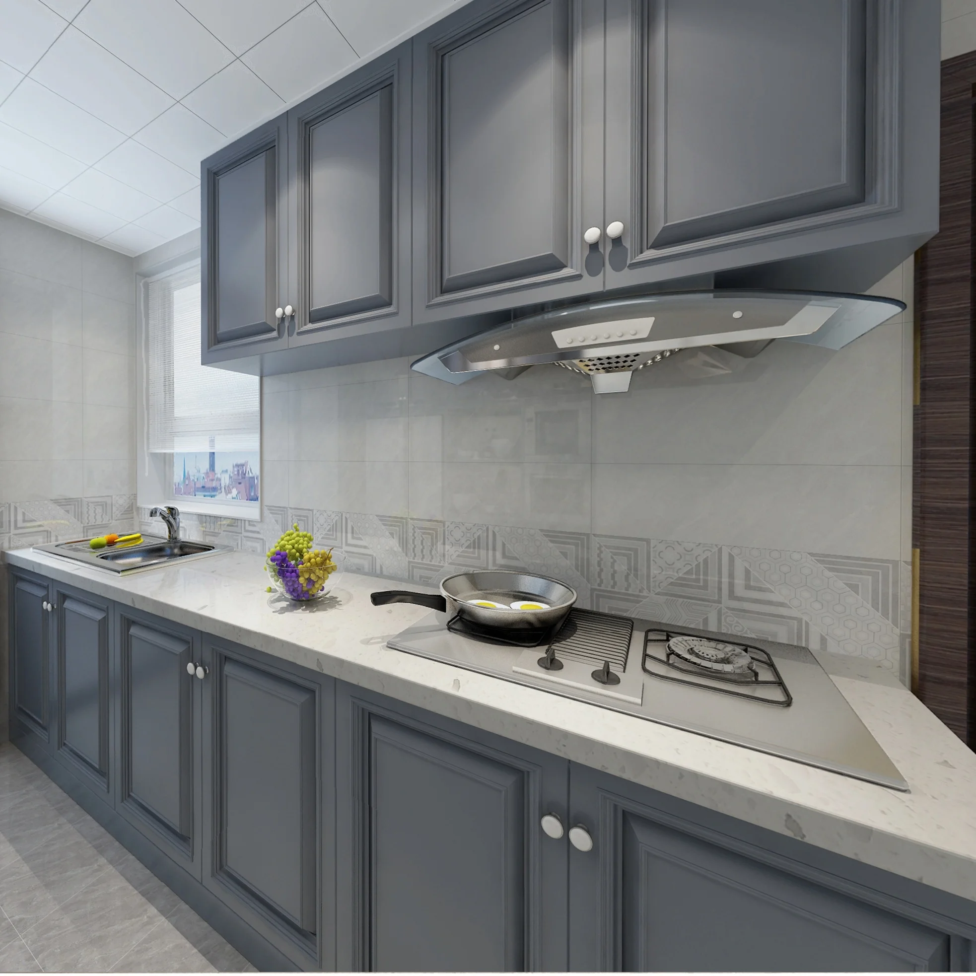 European minimalist design the UK France Germany interior ceramic materials kitchen wall tiles for 300 x 600mm