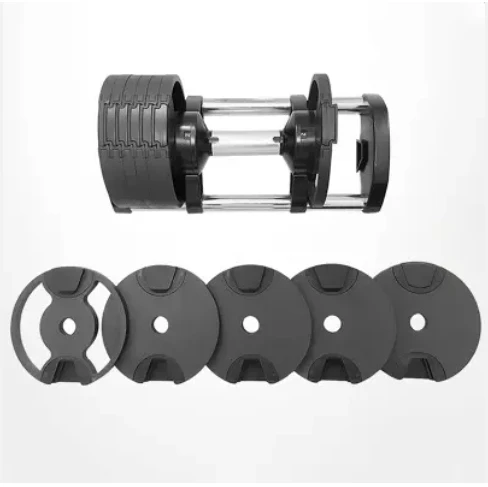 36kg New Free Weights Fitness Adjustable Dumbbells Pair Weights Adjustable Dumbbells With A Free Tray