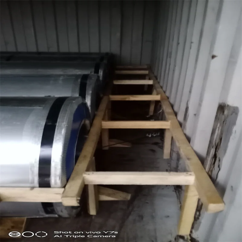 600 mm Width All Ral Colors Hard Material Glossy or Matt Surface PE PVDF Paint 0.5~0.8 mm PPGI Steel Coil Supplie