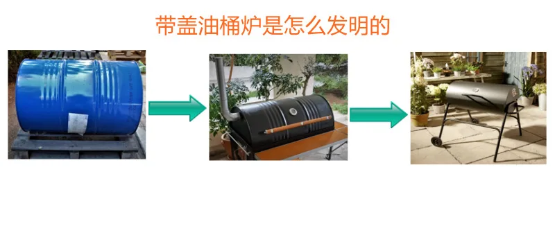 SCB-17 барбекю Круглый угольный гриль уличная переносная 3 в 1 двухэтажная печь для кемпинга пикника приготовления пищи