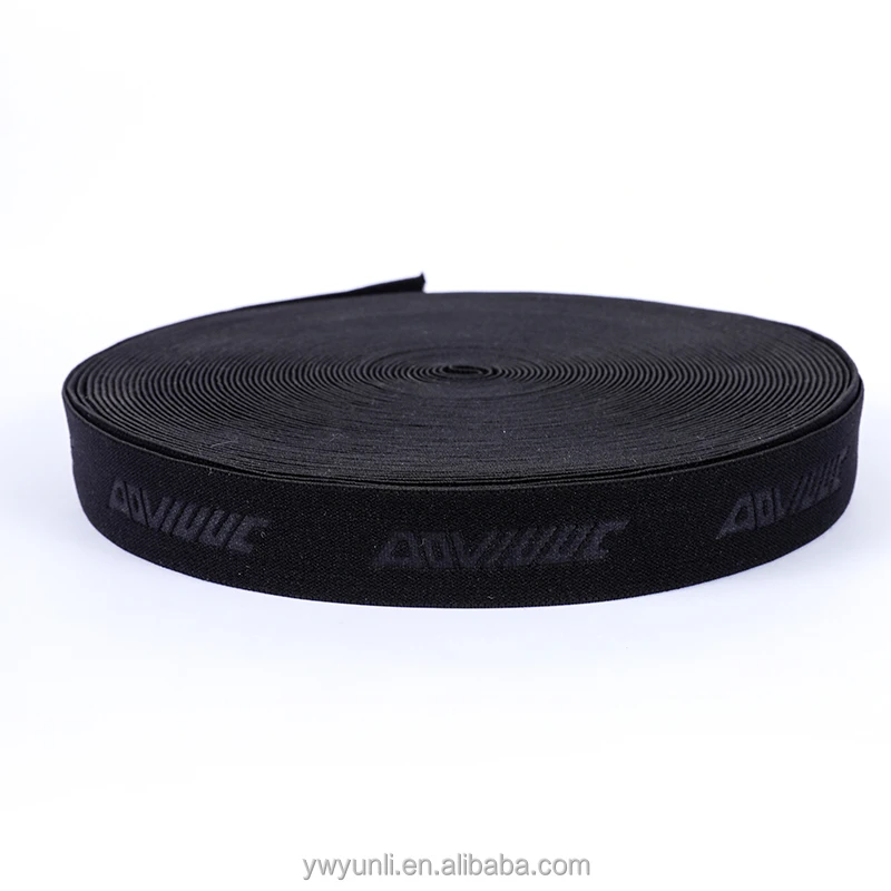 Stretch elastic band for shoes customized size customized color woven elastic band heavy stretch