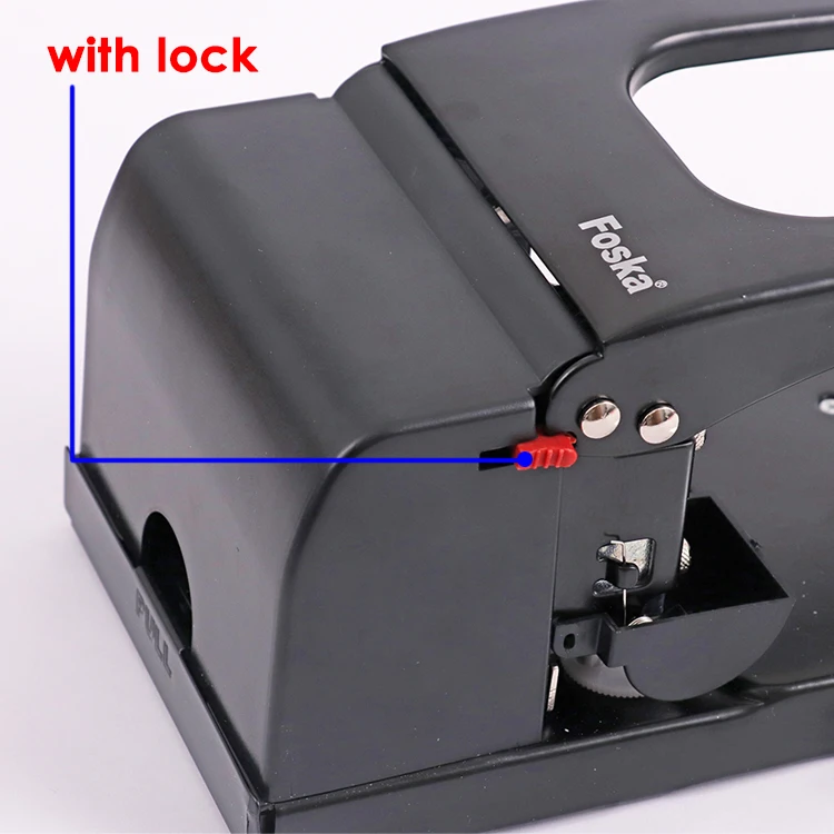 Конструкция из цельного металла 2 отверстия 6 мм 100 лист вместимость черная сверхпрочная для каждого юридического и медицинского офиса