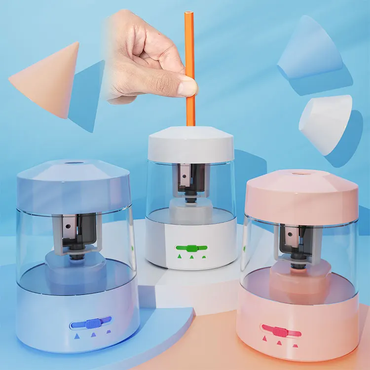 Sharpeners Kids Cute Blade School Electric Pencil Sharpener For Pencil
