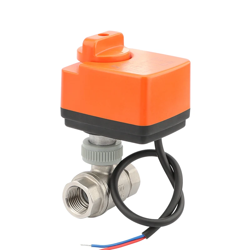 DN15 Stainless Steel Manual Electric Actuator Switch Customizable ODM Support Two-Way Plastic Ball Valve Water Control OEM