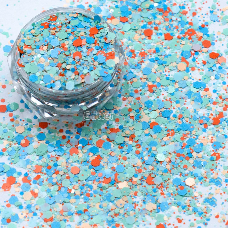 Free Samples Wholesale Fine PET Shimmer Powder Bulk Craft Nail Resin 1KG Polyester Glitter