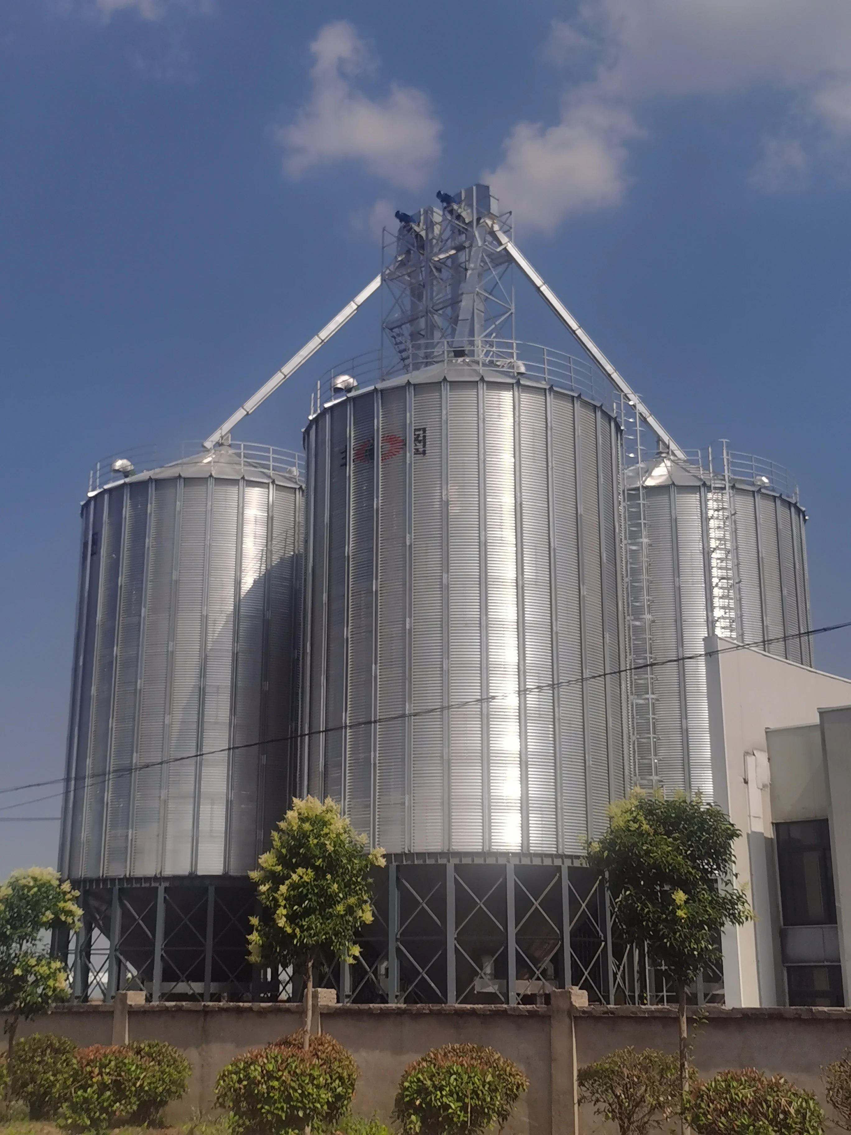 China high quality silo 5000 litres 4 ton corn storage silo sistema limpieza silos