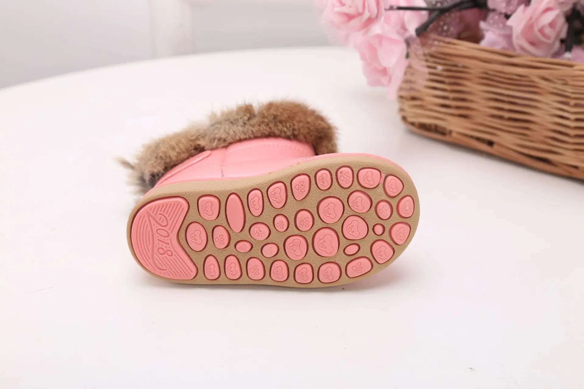 Factory direct sale Thick Warm Shoes Cotton-Padded PU  Girls Boots Boys Snow Boots Kids winter boots