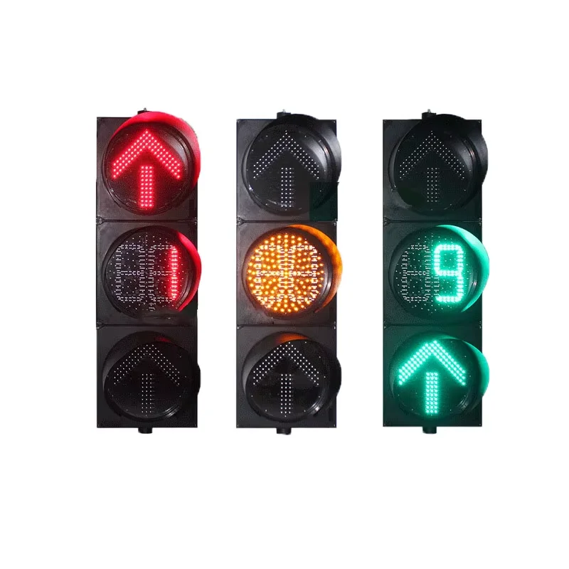 traffic lights 200mm 300mm traffic light signal Factory price 12v LED traffic signal Light for Sale