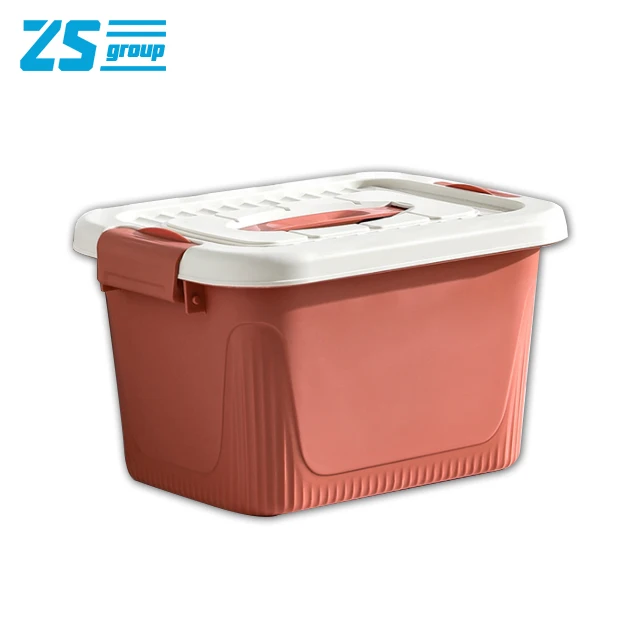 Multifunctional plastic color storage box
