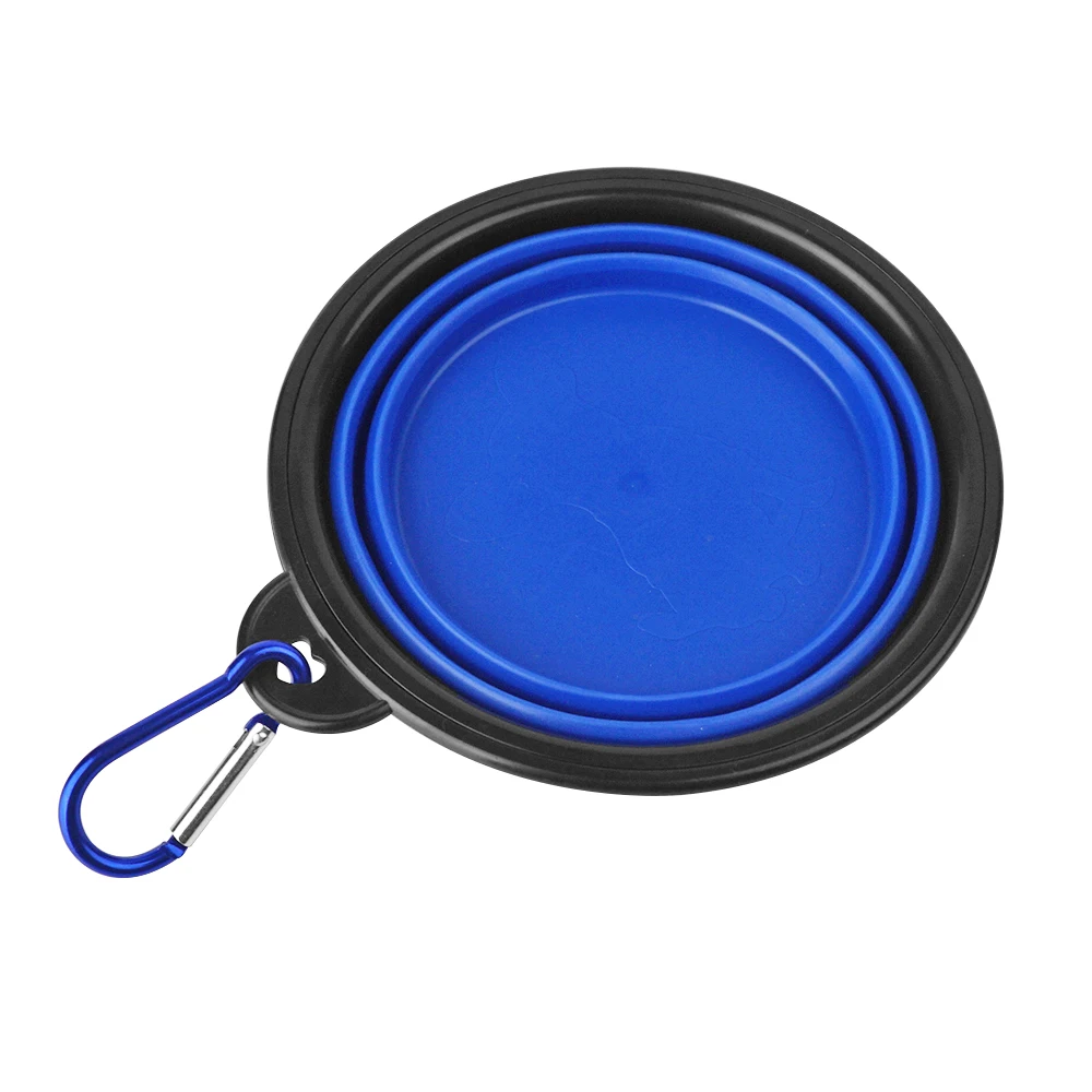 350ML 650ML 1000ML Eco Friendly Pet Feeding Bowls Waterproof Travel TPE Silicone Collapsible Dog Cat Water Bowl