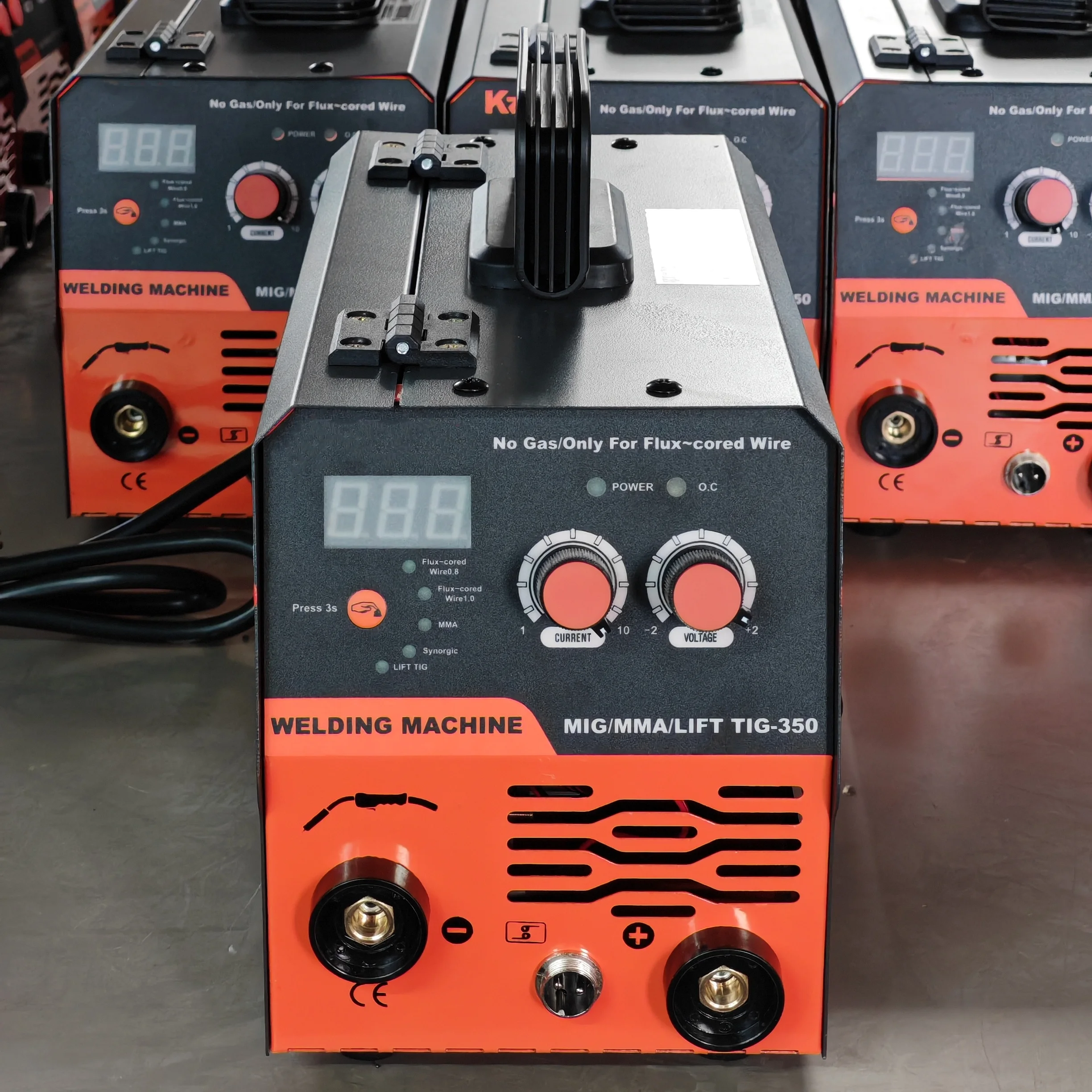 3 in 1 mma/mig/tig welders gasless flux cored welding machine