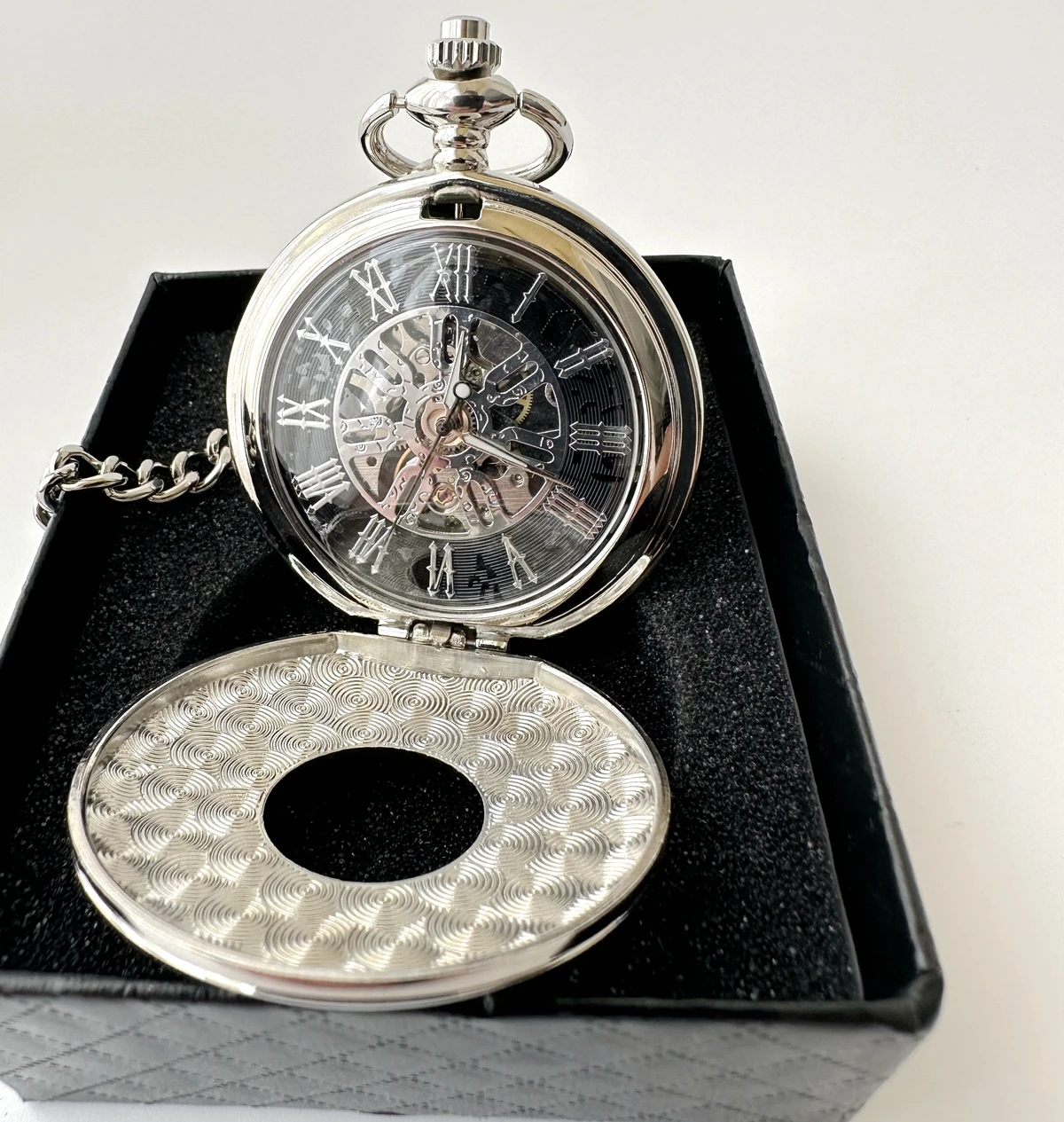 Roman Flower Frame Pocket Watch Manual Mechanical Pocket Watches