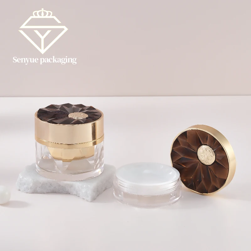 Acrylic double-layer cream bottle air cushion box powder box series eye cream face cream skin care products cosmetics packaging