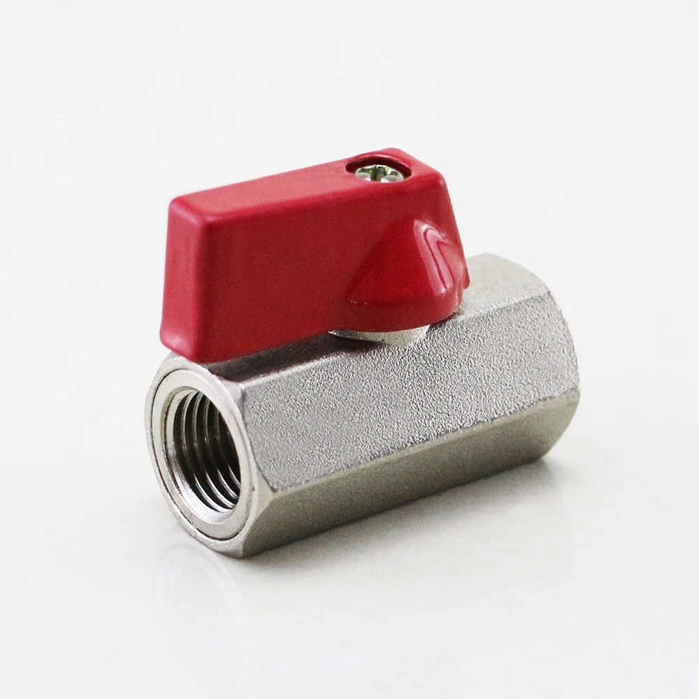 MBV-MF MBV-FF Male to Female Female to Female 1/8' 1/4' 3/8' 1/2' Water Pneumatic Ball Valve Handle Air