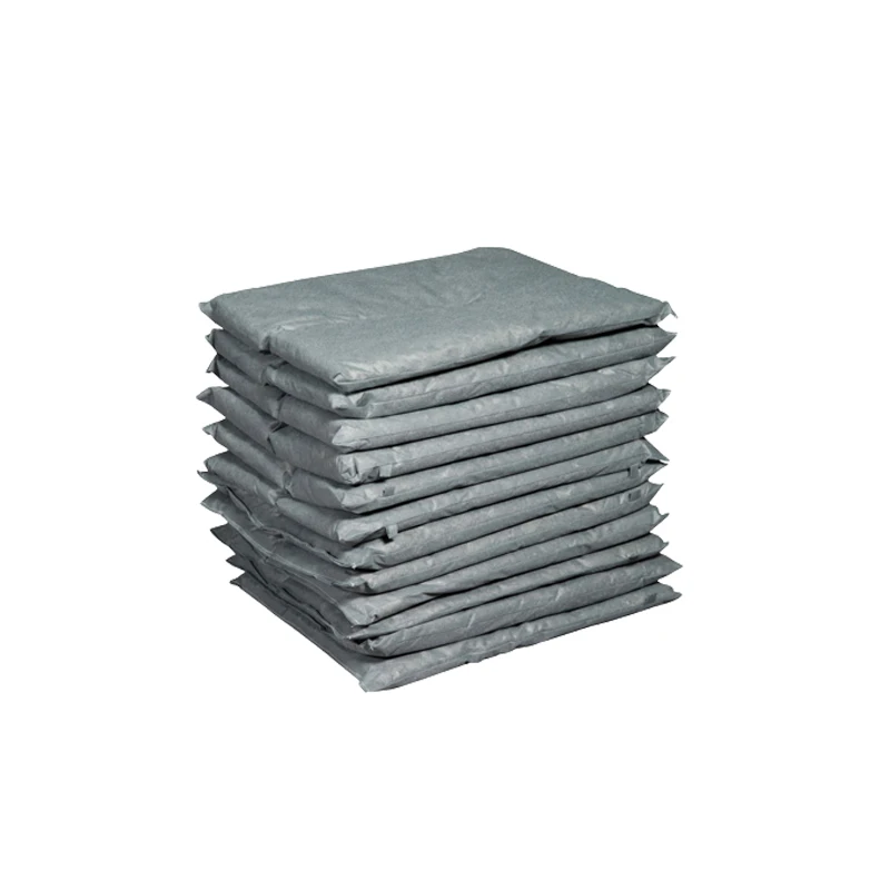 Экологичная универсальная подушка для абсорбции одноразовая разливов на рабочем месте