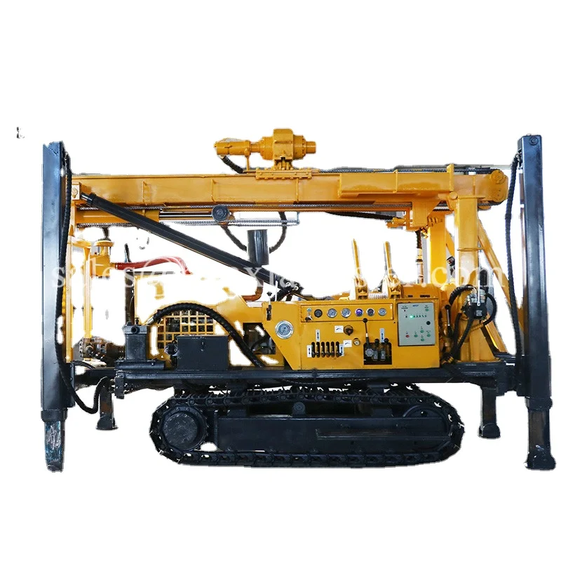 jdl-350 water and gas drilling rig 350 meters pneumatic drilling well 400 meters mud pump exploration