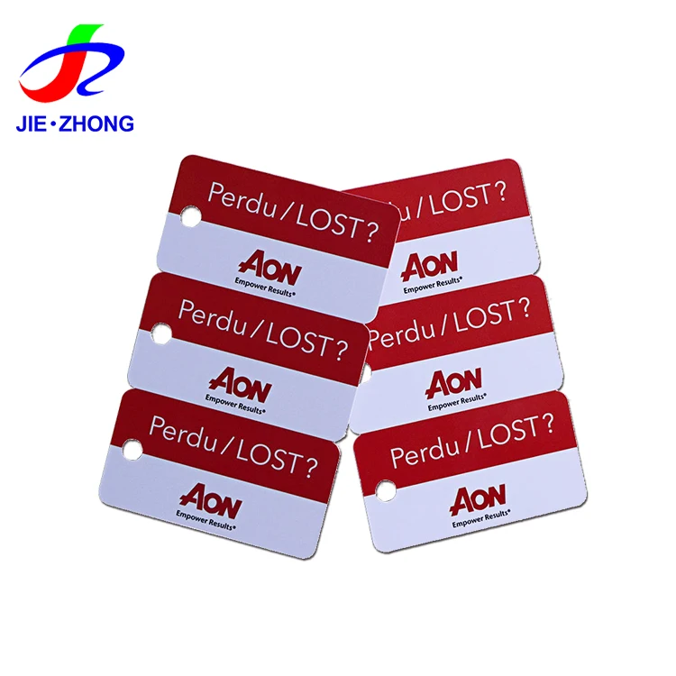 Personalized Customized PVC Plastic VIP Member Loyalty Card With Hole