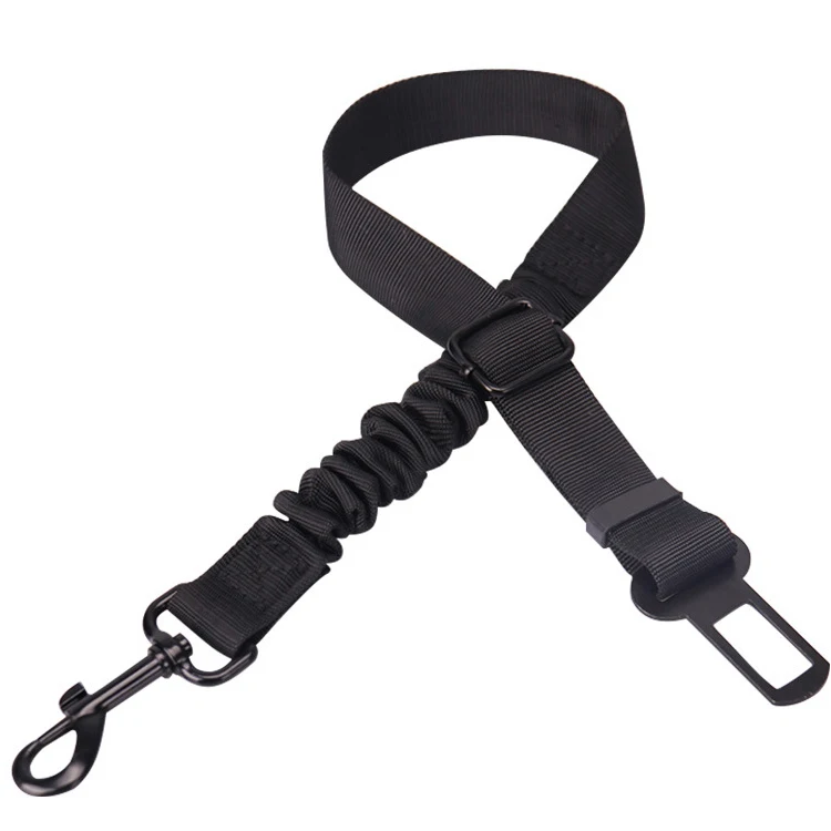 black nylon adjustable nylon pet cat harness and leash