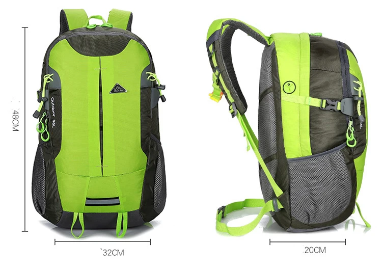 Custom logo print plain hiking  backpacks factory  Supply plain young personality mountain backpack