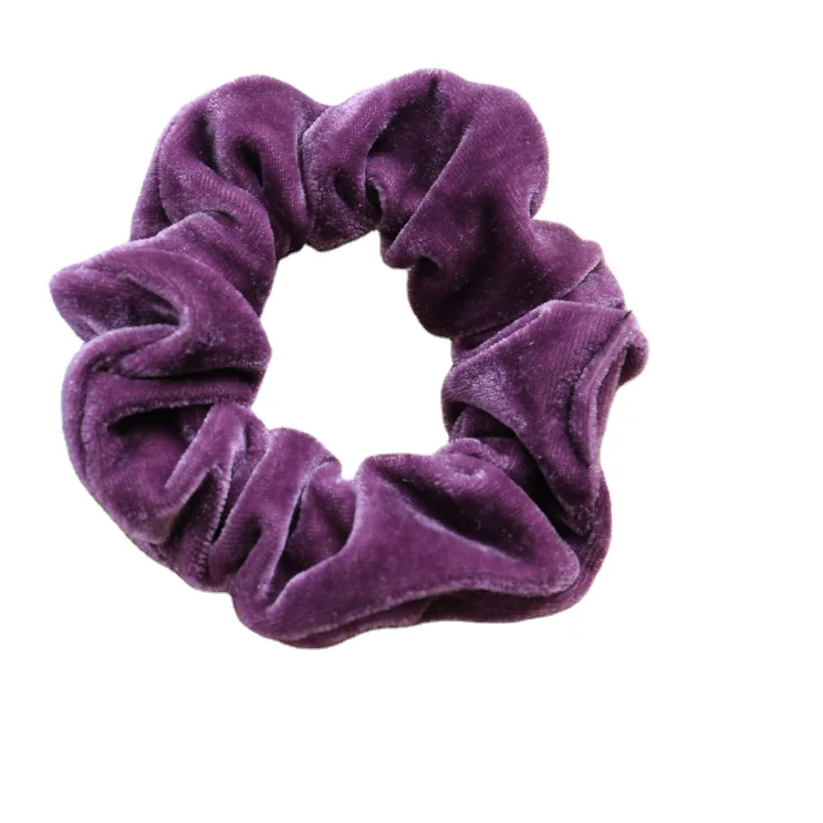 Wholesale Elastic Hair Tie Colorful Silk Hair Scrunchies hair band scrunchies satin