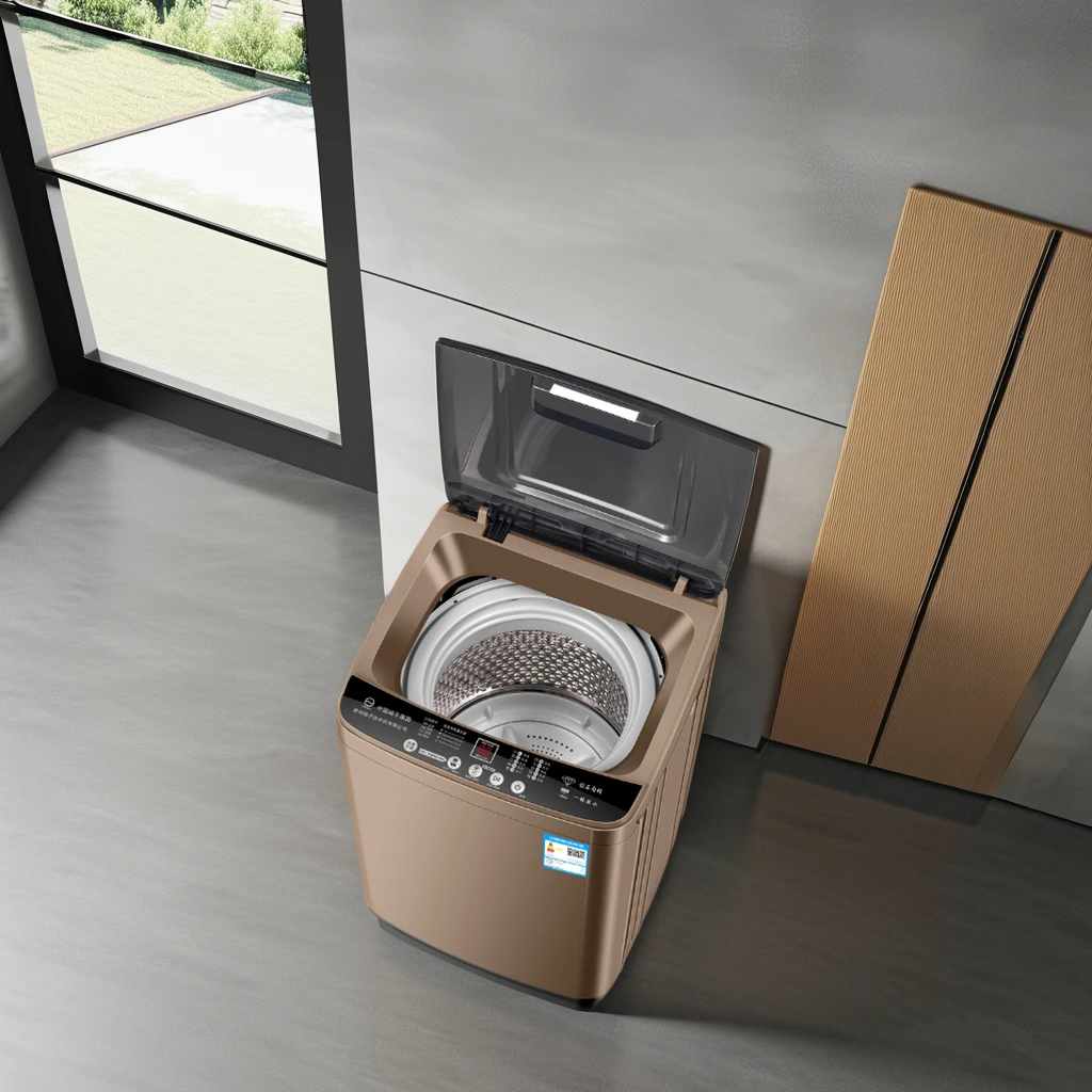 Intelligent Top-Loading Electric Washing Machine Automatic for Household Hotel Use New Condition in English Operating Language