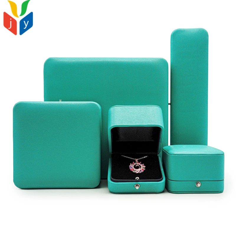 luxury jewelry gift box full set custom logo leather bracelet box packaging