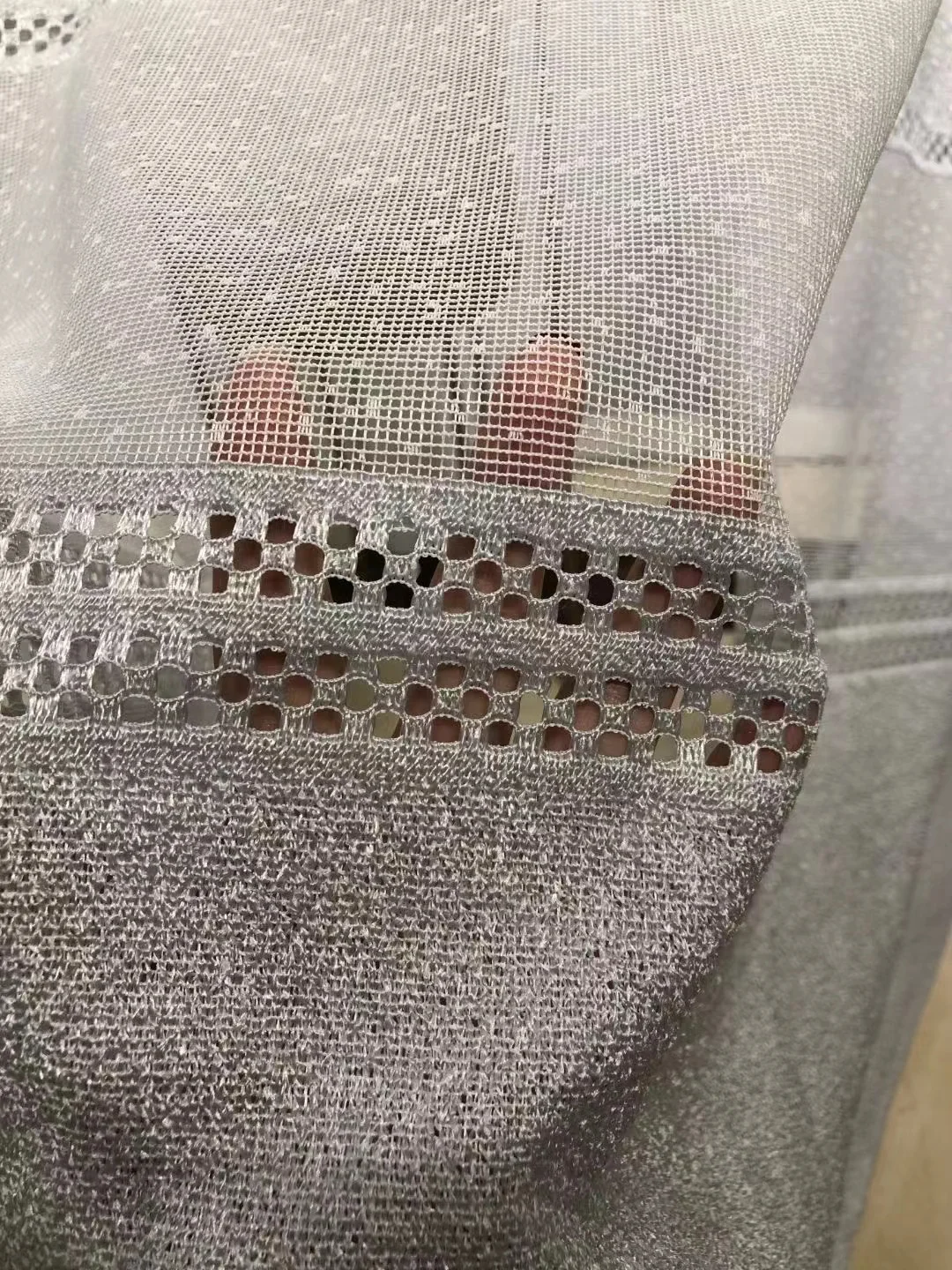 100% Polyester Hot Sale Wholesale Window curtain Jacquard Curtain Fabric sheer fabric