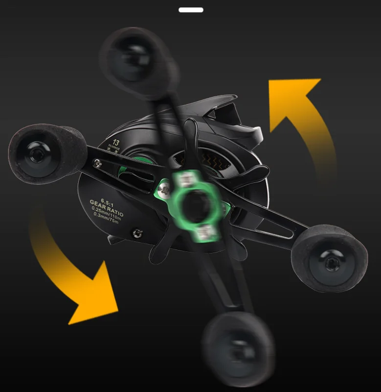 Brand high quality drop wheel high intensity magnetic brake drop wheel Luya fish wheel far cast fishing line fishing line