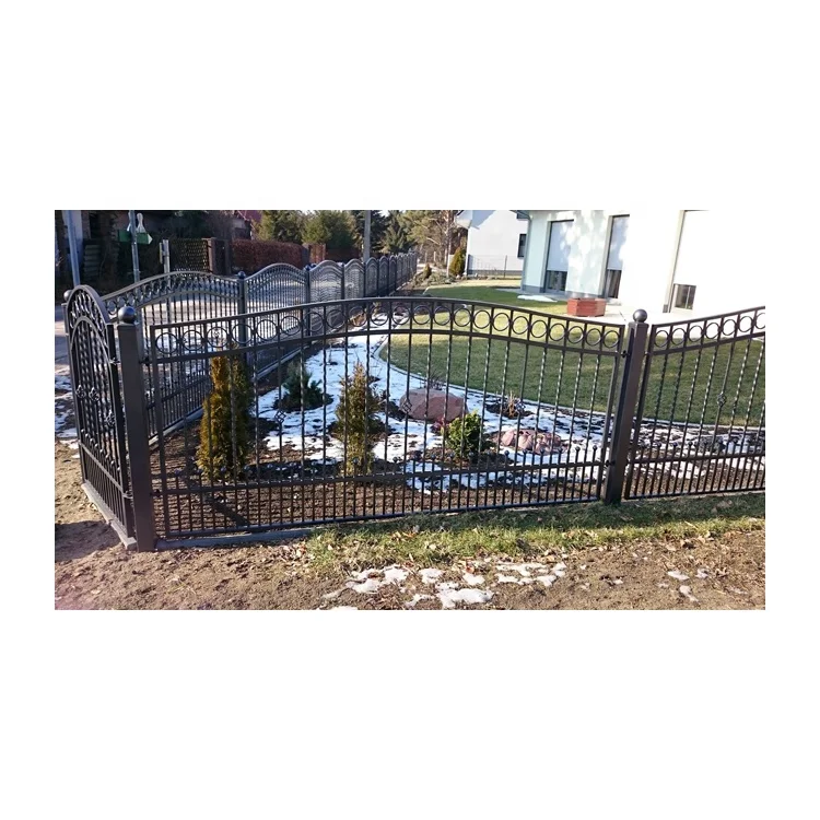 Ornamental steel grills fence design