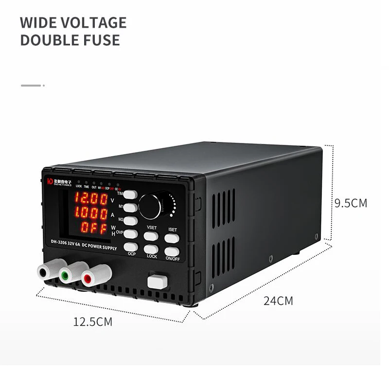 Хорошая мощность TBK DH-3206 черный 60V 5A Многофункциональный Напряжение мобильного ремонта источник питания станции