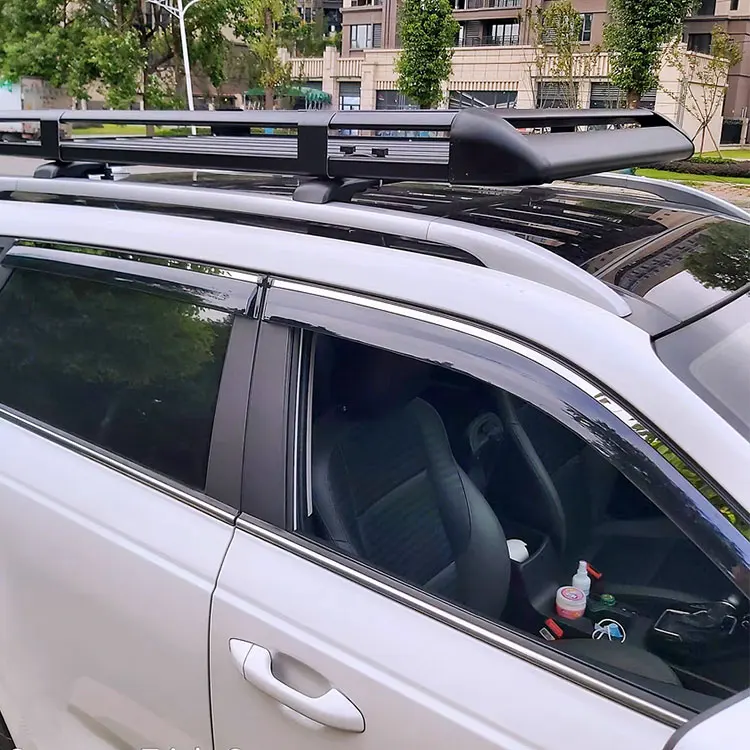 Alloy Aluminum Flat Profile Offroad Suv Roof Rack Luggage Rack Carrier Basket Roof 50 inch Pickup 4WD for car 4x4