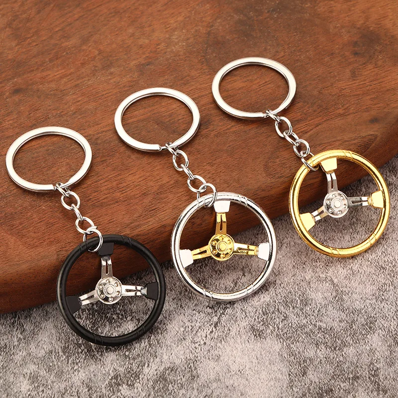 Auto Car piston gift Car Interior Accessories car metal keychain turbo gear hub pendant brake disc shock absorber keychain