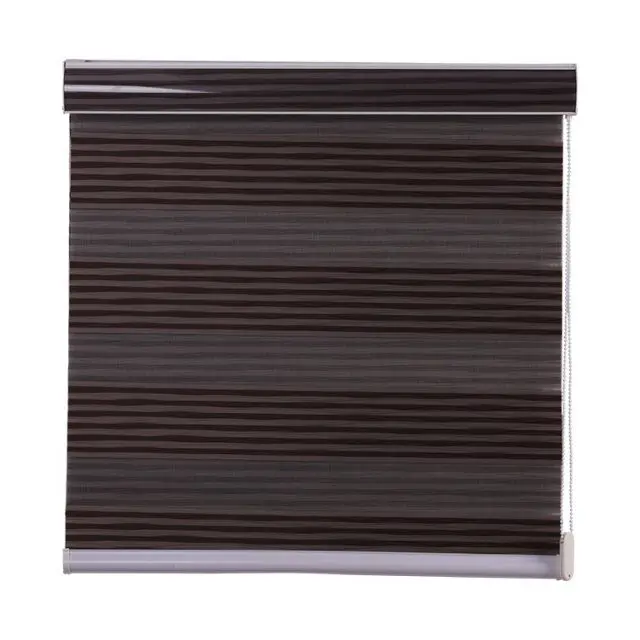 Interior Fashional Style Vertical Patten and Fabric Voile Material Double Zebra Blinds