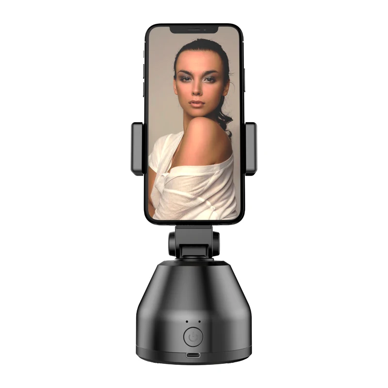 360 Degree Rotation Auto Face Object Tracking Camera Holder Rechargeable Gimbal Selfie Mobile Phone Holders
